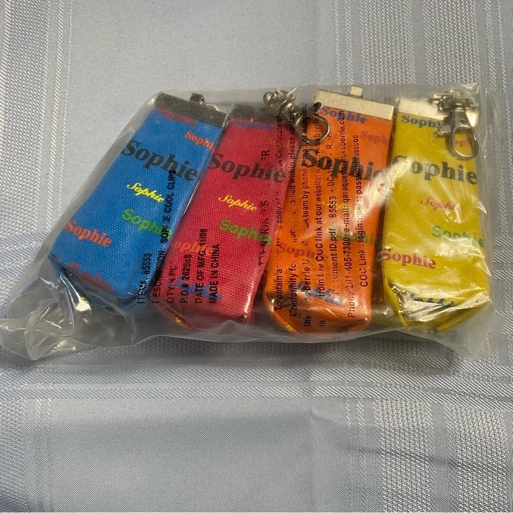 5/$32 Sophie Mini Keychain Clips